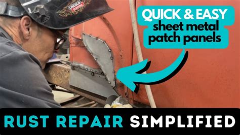 sheet metal patch|universal sheet metal repair panels.